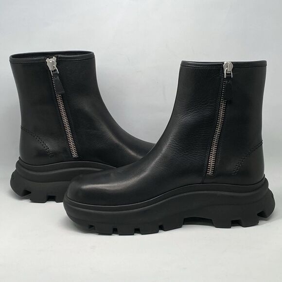 Jil Sander Leather Zip Ankle boots size 41/us size 8 main image 4